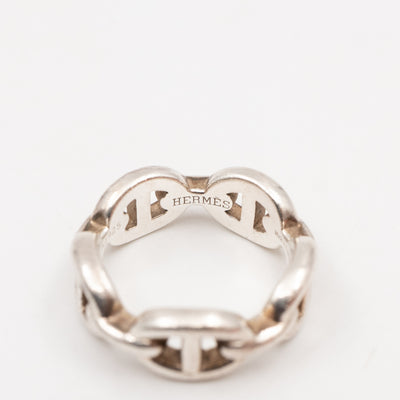 Chaîne d'Ancre Enchaînée Ring 925 Silver