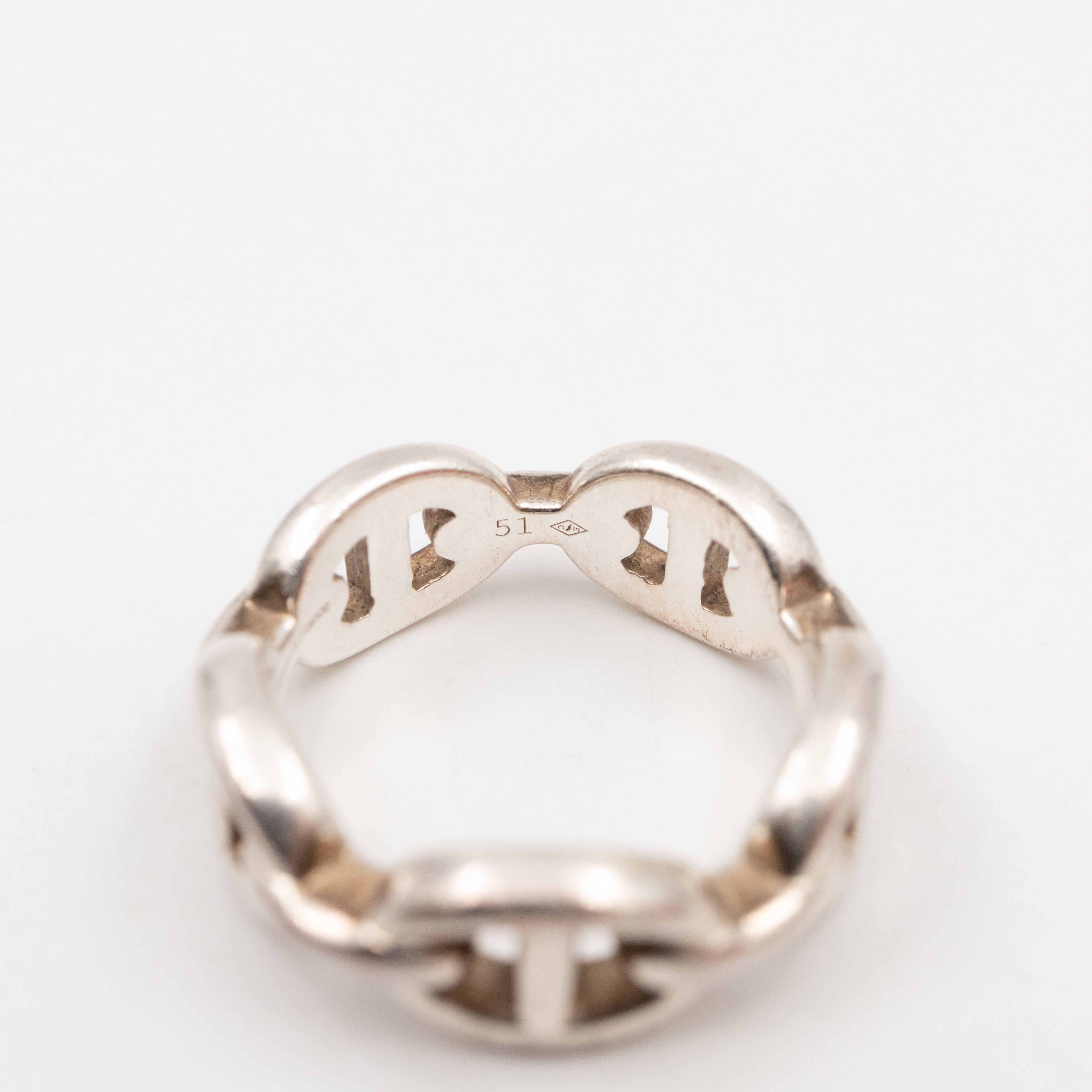 Chaîne d'Ancre Enchaînée Ring 925 Silver
