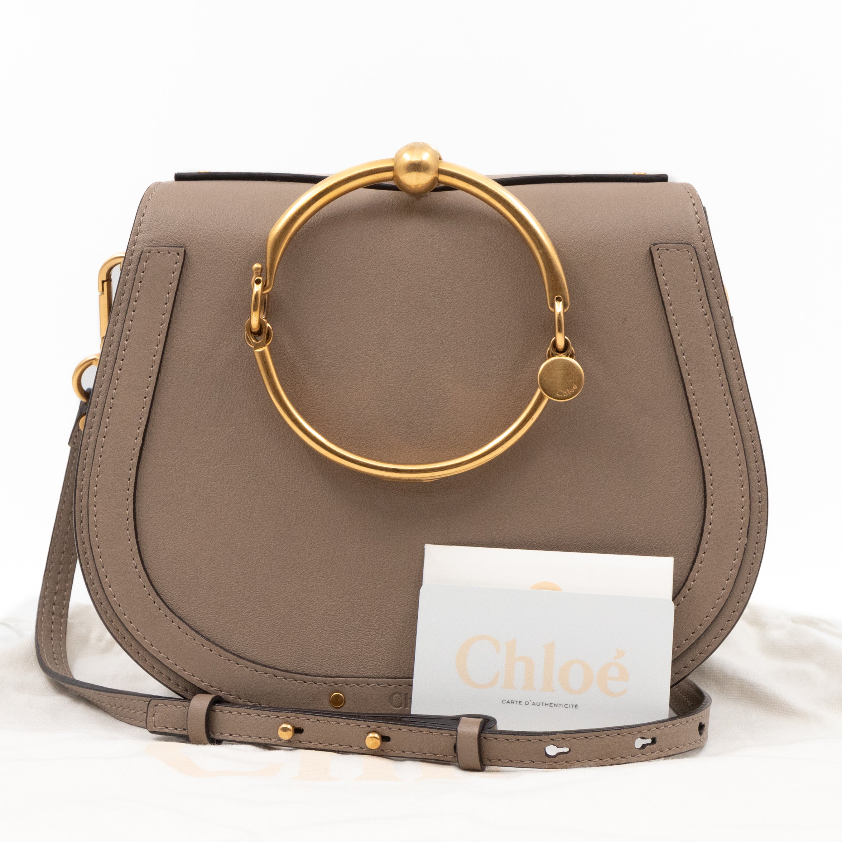 Chloe nile cheap bag gold