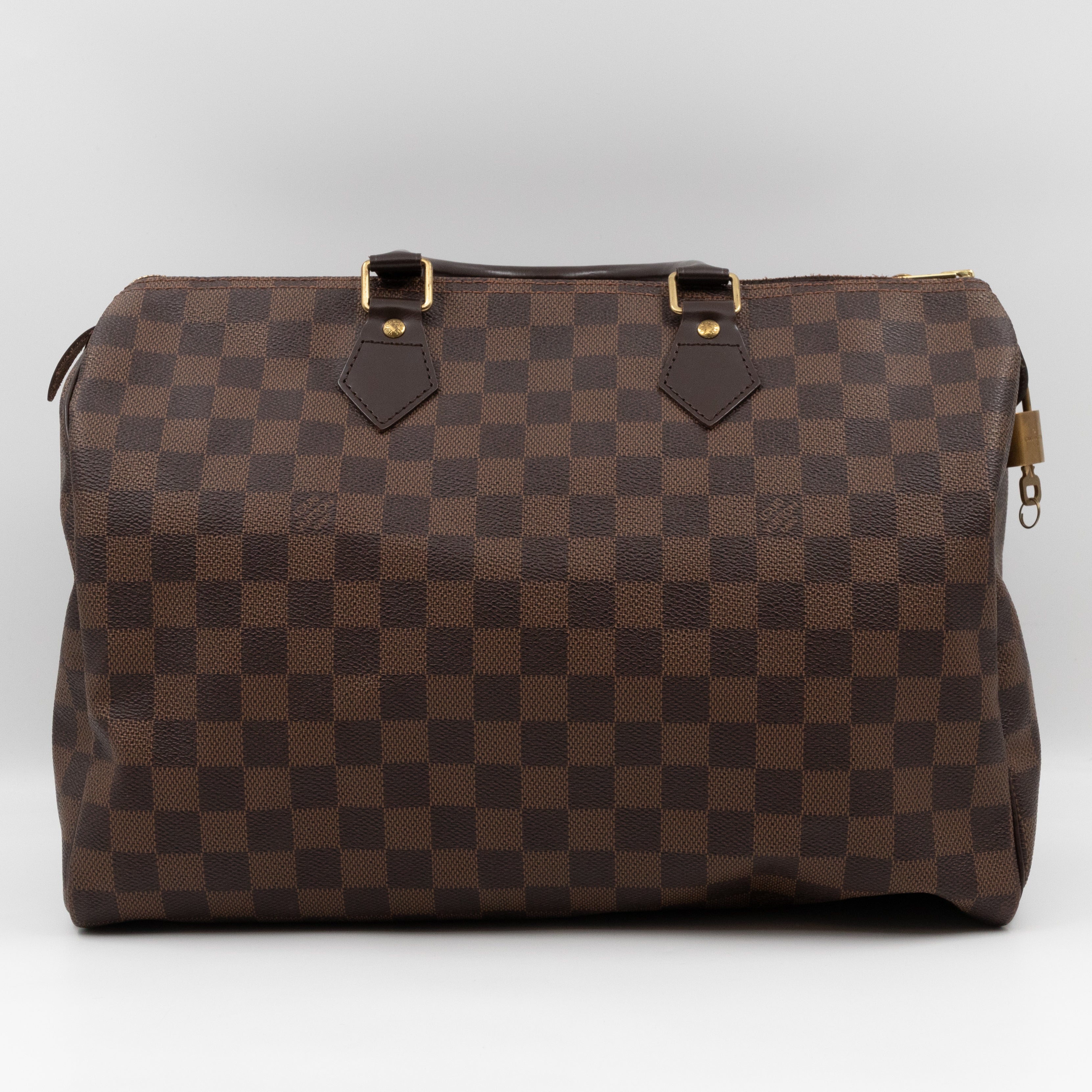 Louis Vuitton Louis Vuitton Speedy 35 Damier Ebene Queen Station