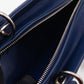 Lady Dior Large Navy Blue Ultra Matte Leather
