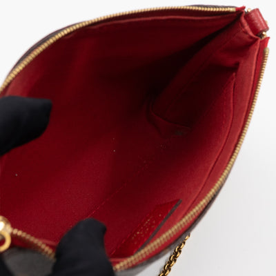 Pallas Clutch Monogram Red