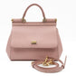 Sicily Small Dauphine Leather Light Pink