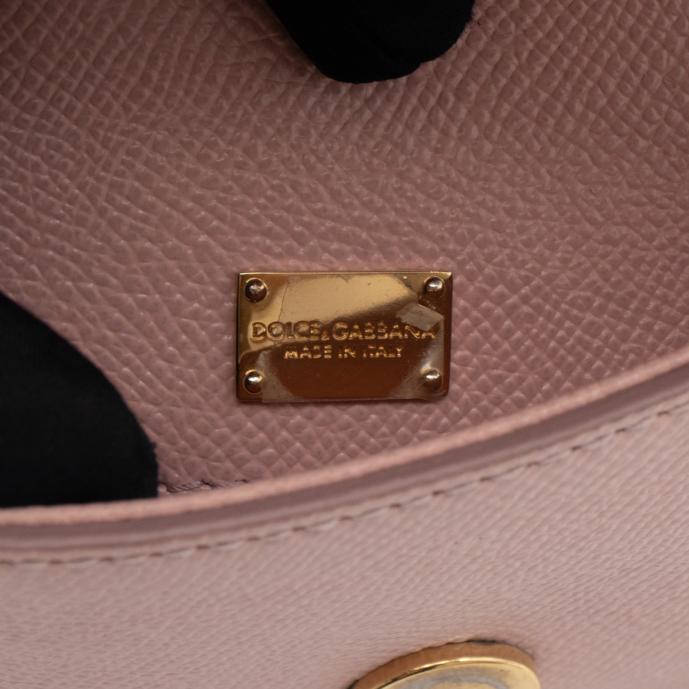 Sicily Small Dauphine Leather Light Pink