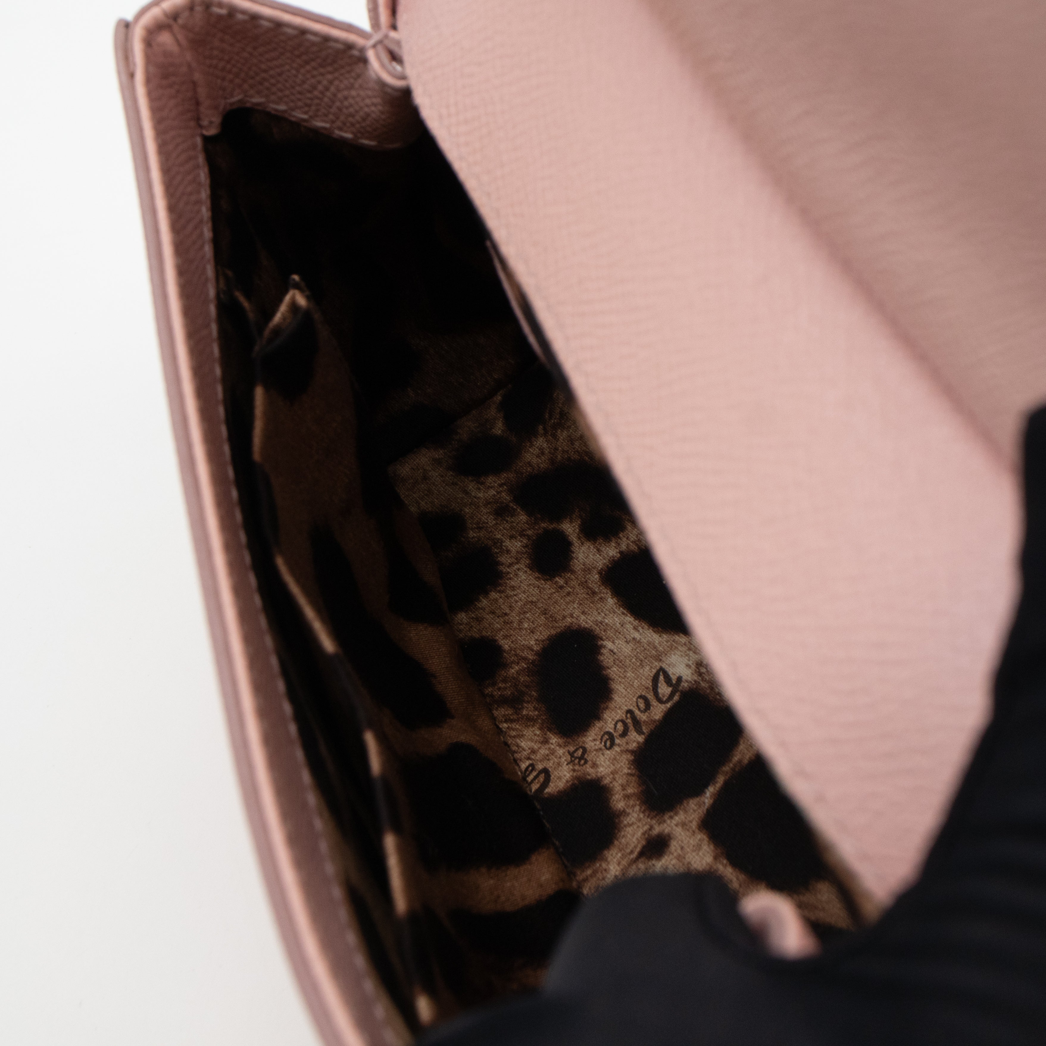 Sicily Small Dauphine Leather Light Pink