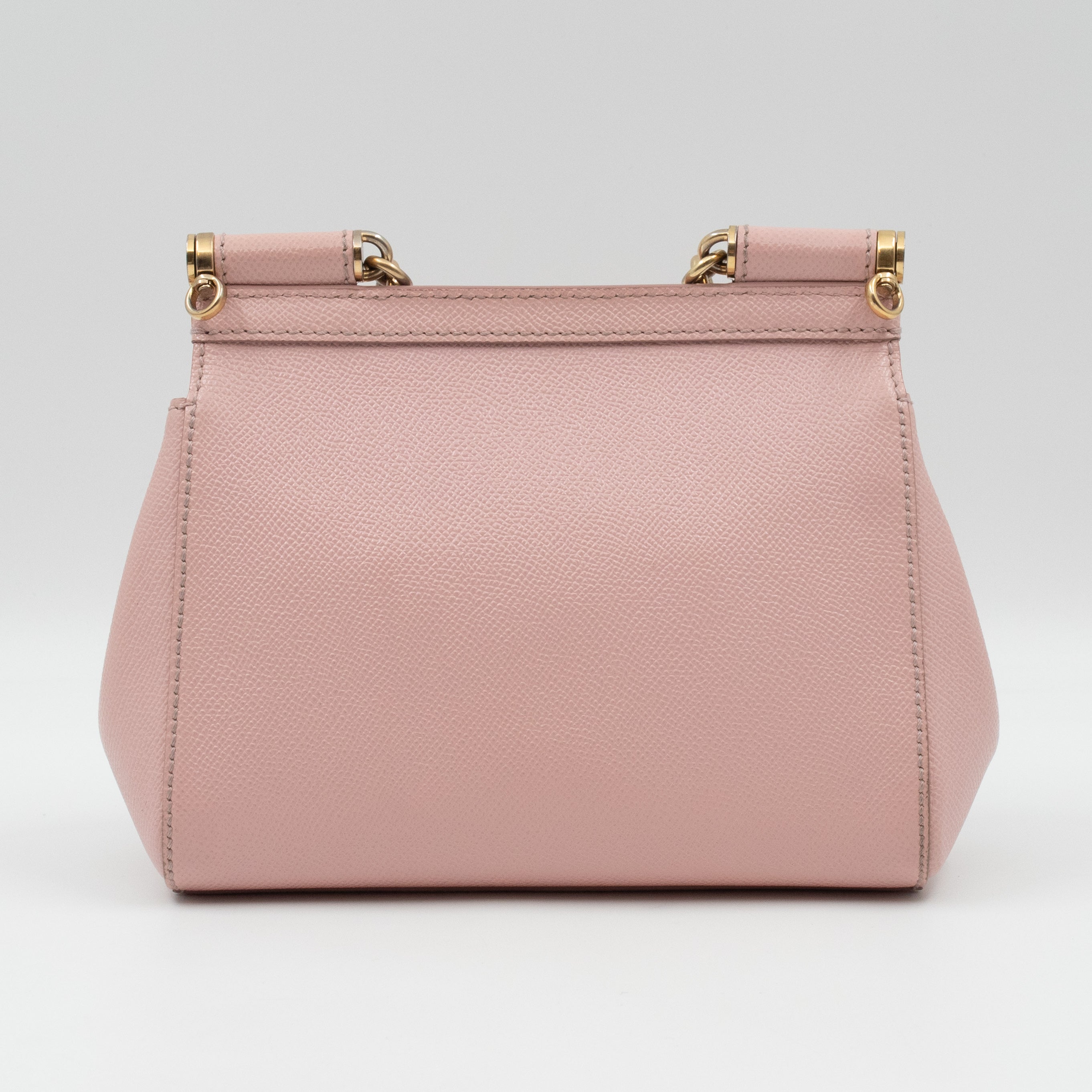 Sicily Small Dauphine Leather Light Pink