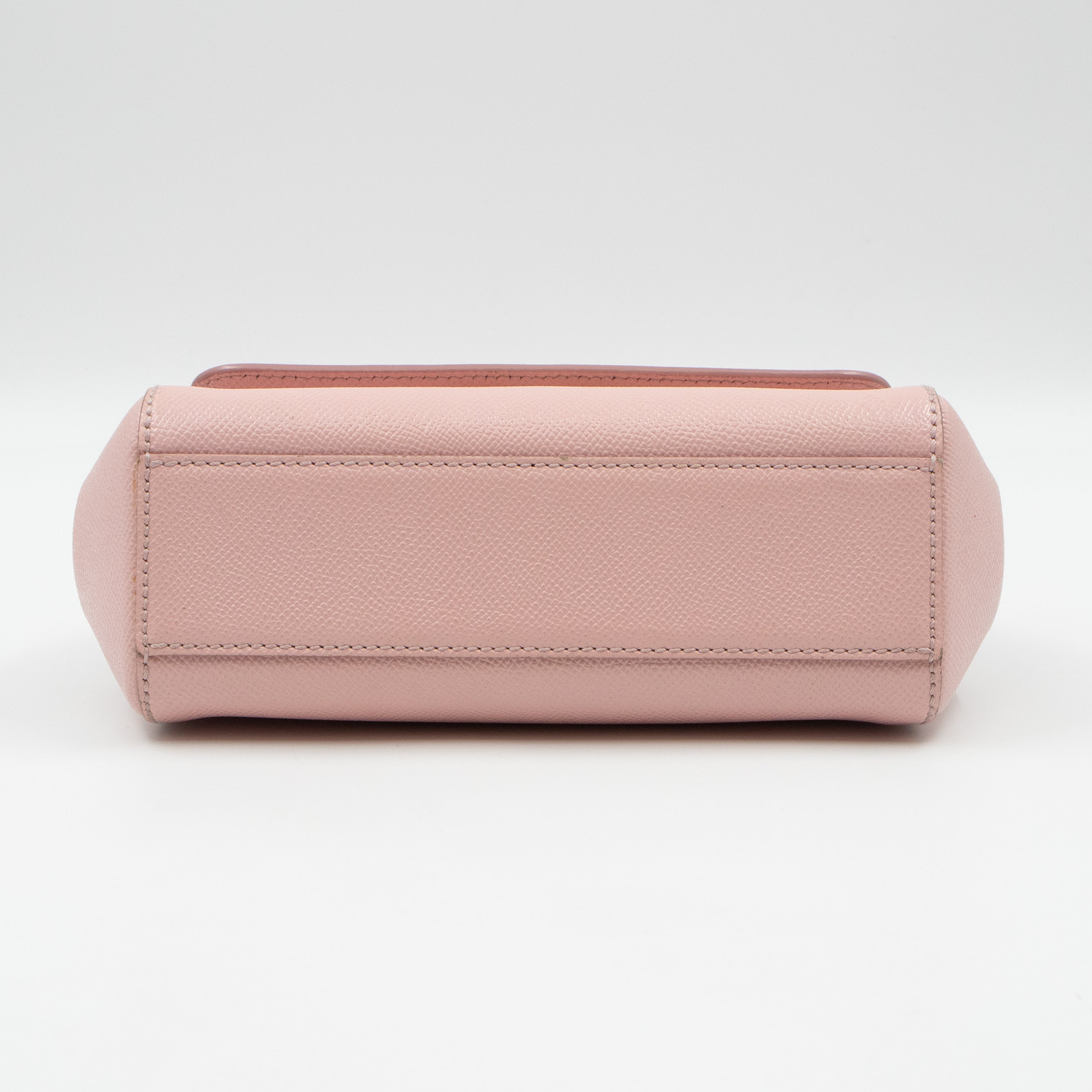 Sicily Small Dauphine Leather Light Pink