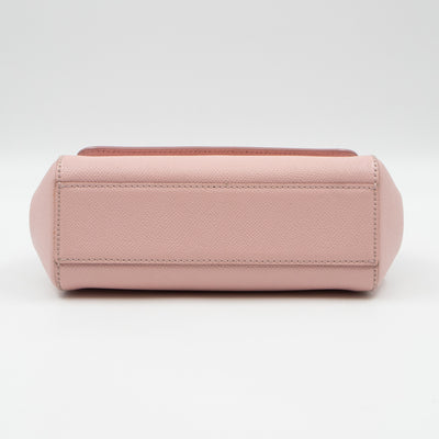 Sicily Small Dauphine Leather Light Pink
