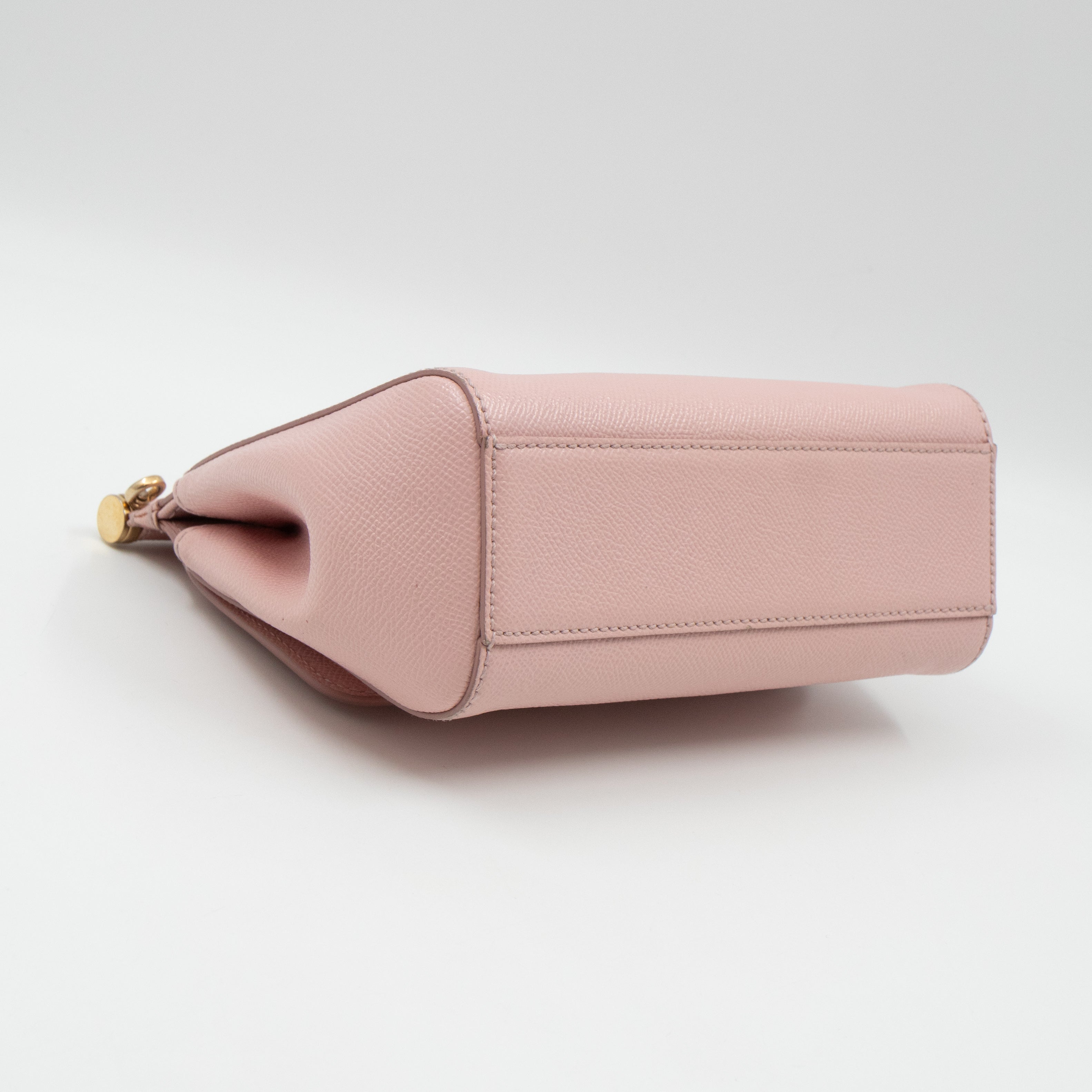 Sicily Small Dauphine Leather Light Pink