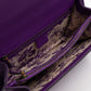 Animalier Medium Shoulder Bag Purple Leather