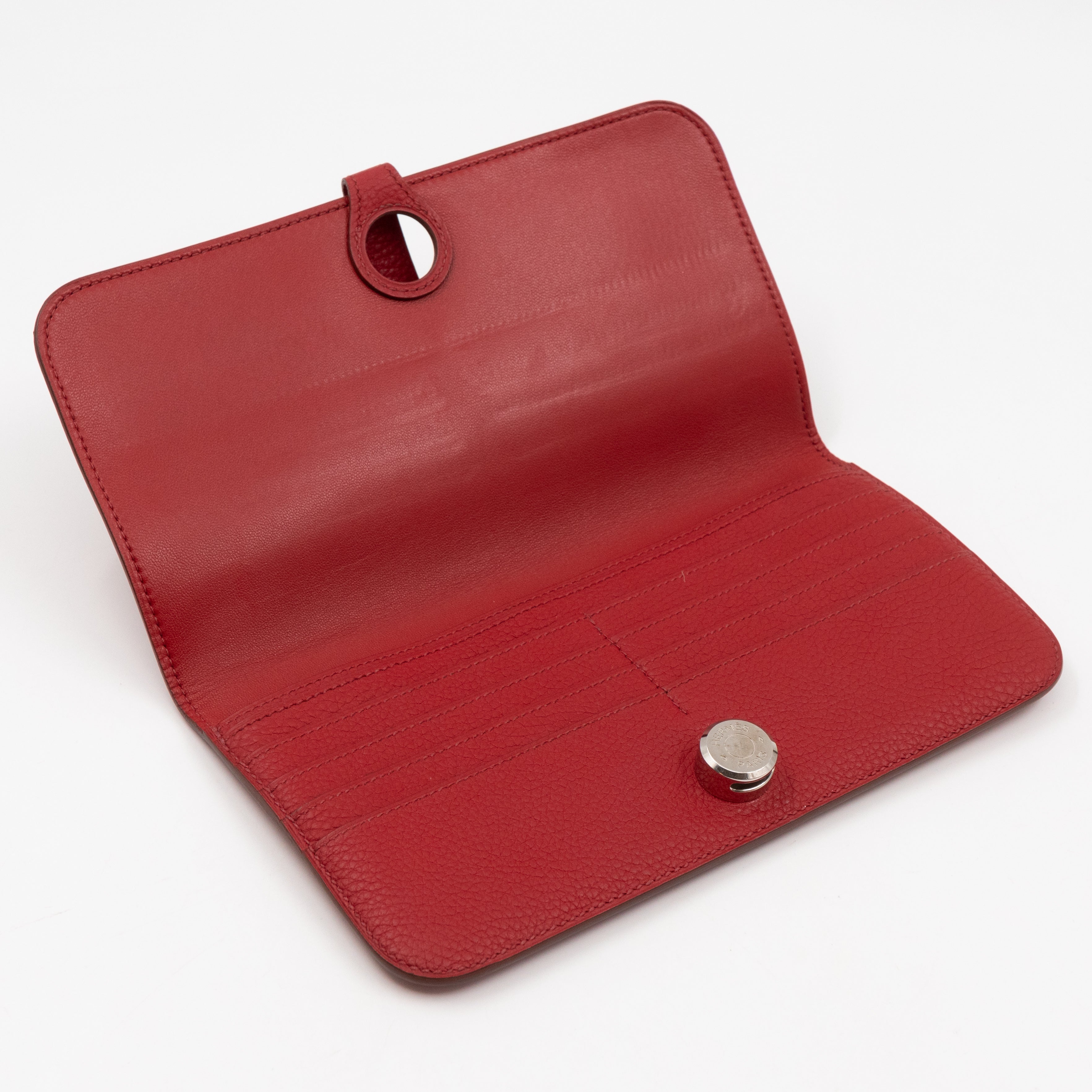 Dogon Long Wallet Red Leather