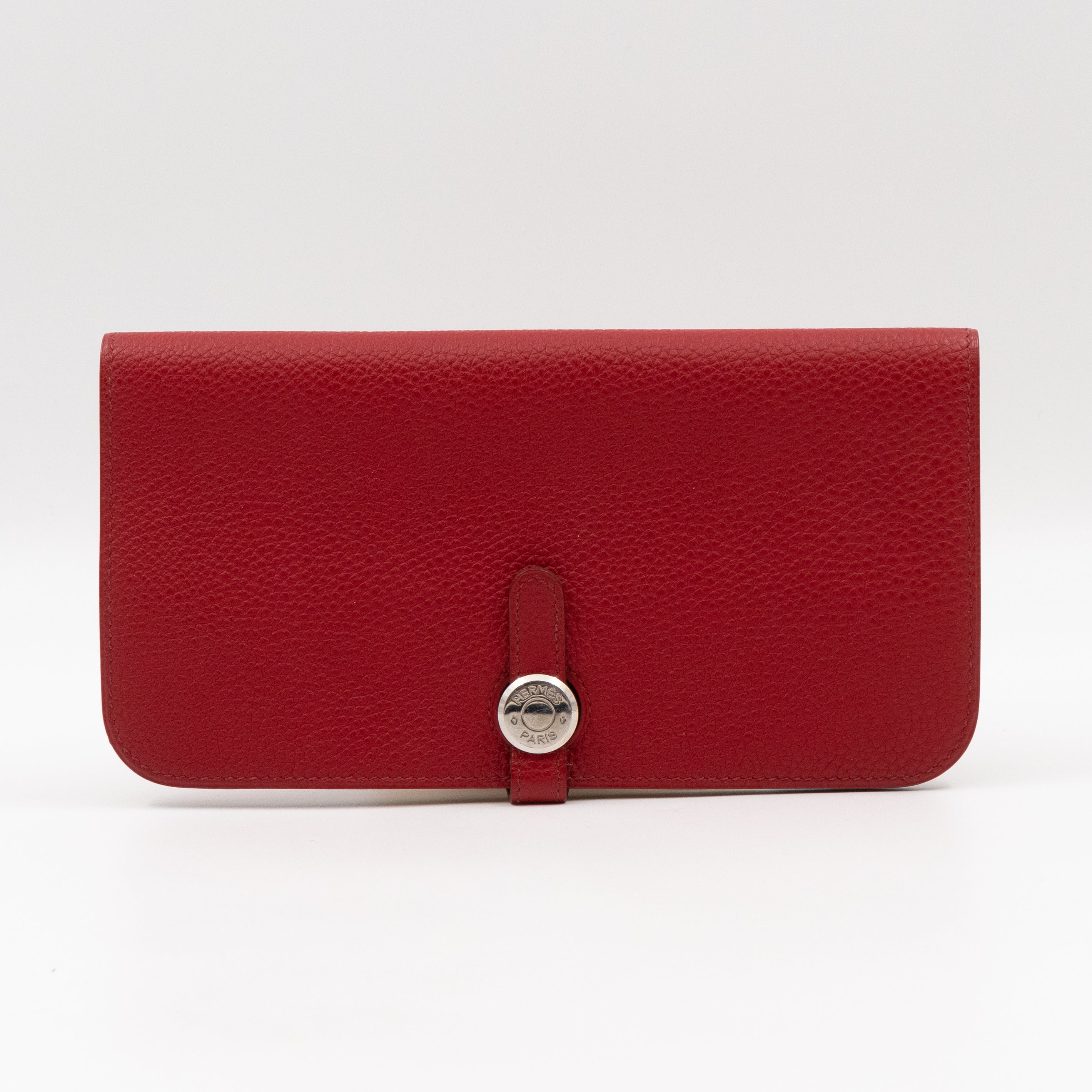 Dogon Long Wallet Red Leather