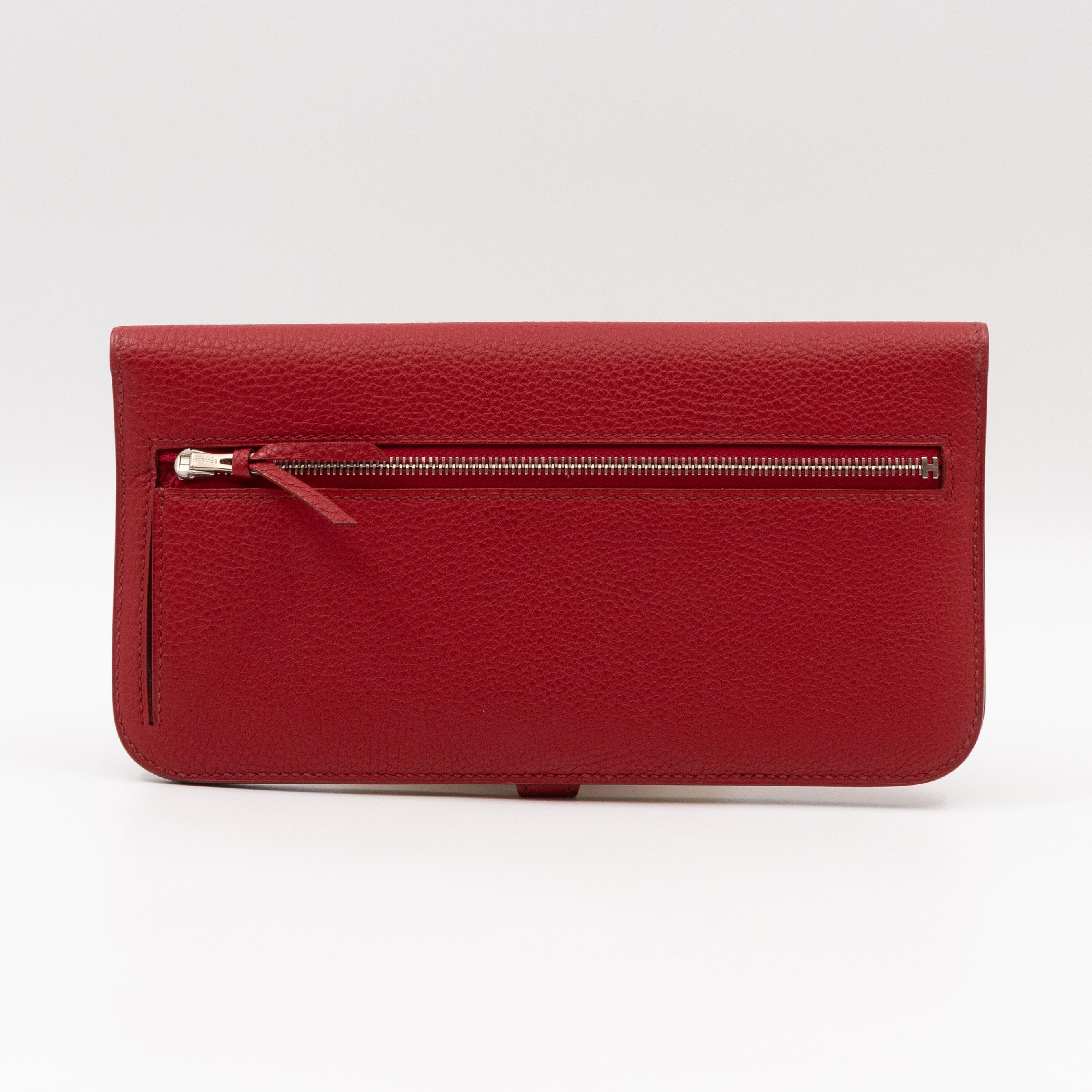 Dogon Long Wallet Red Leather