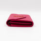 Classic Cassandre Envelope Chain Wallet Pink Grained Leather