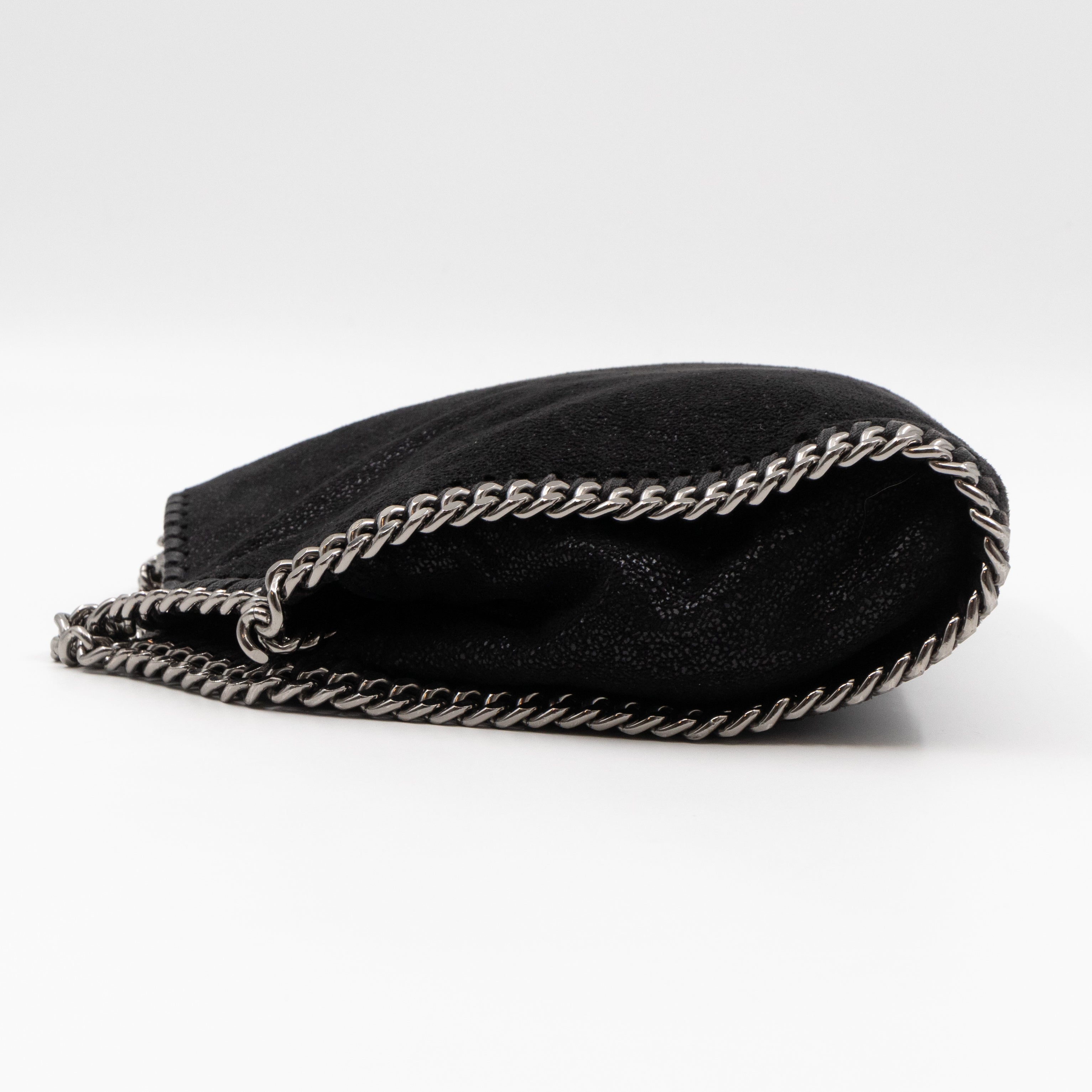 Falabella Fold Over Tote Tiny Black