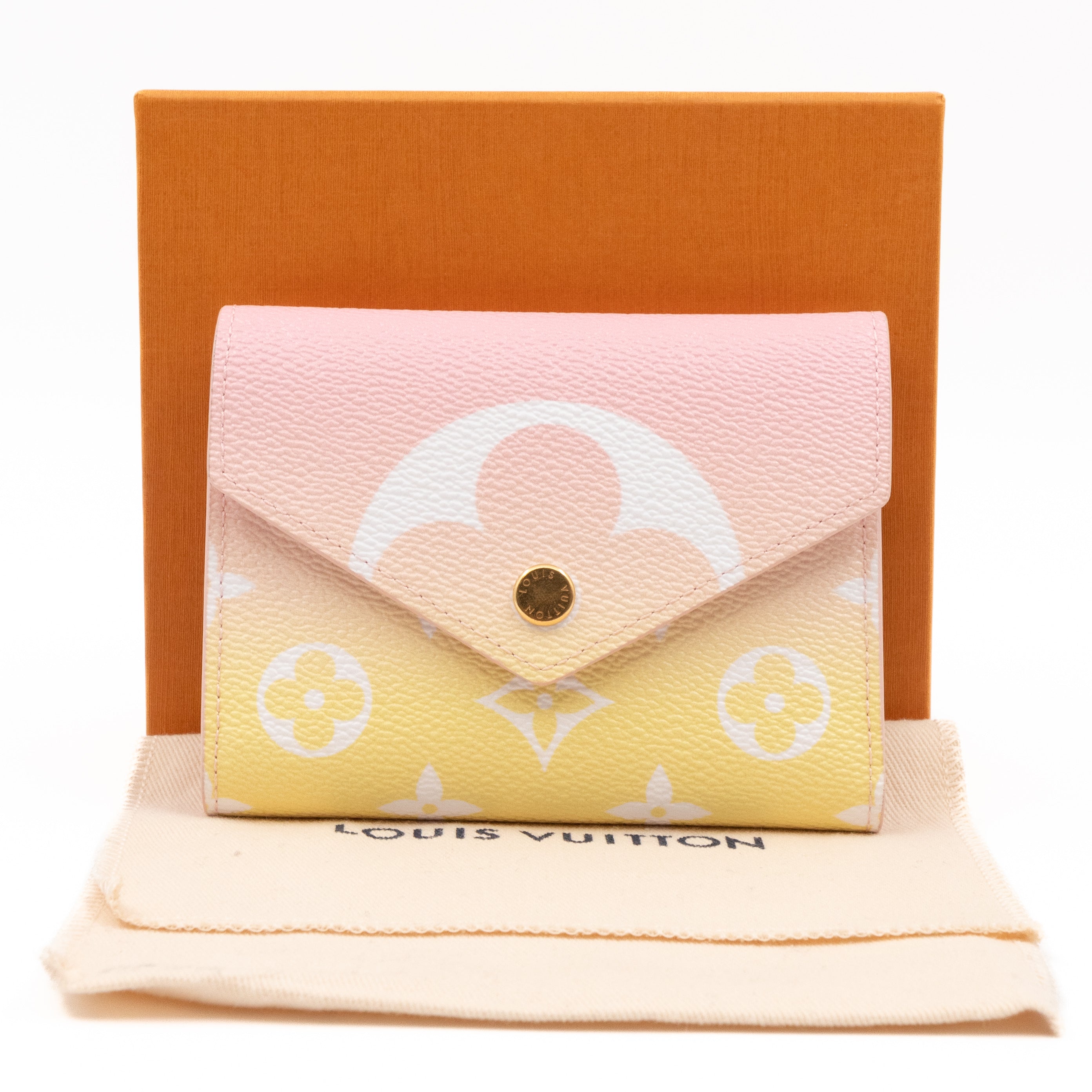 Victorine By The Pool Monogram Giant Pink Yellow