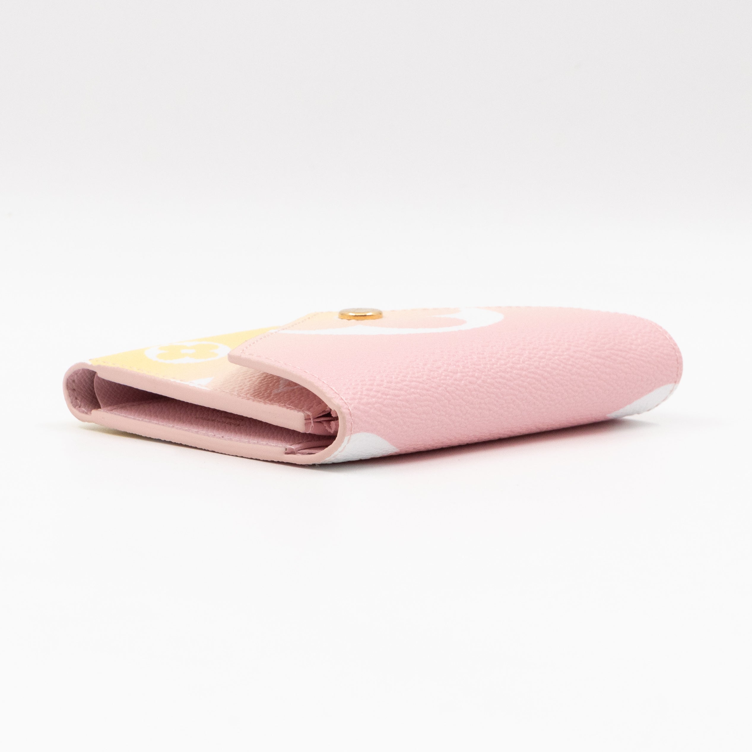 Victorine By The Pool Monogram Giant Pink Yellow