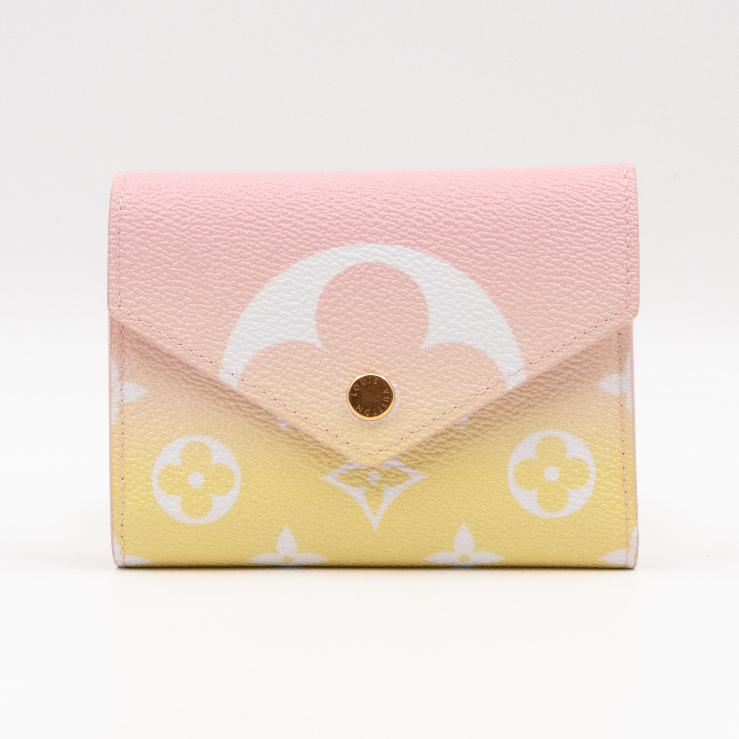 Victorine By The Pool Monogram Giant Pink Yellow