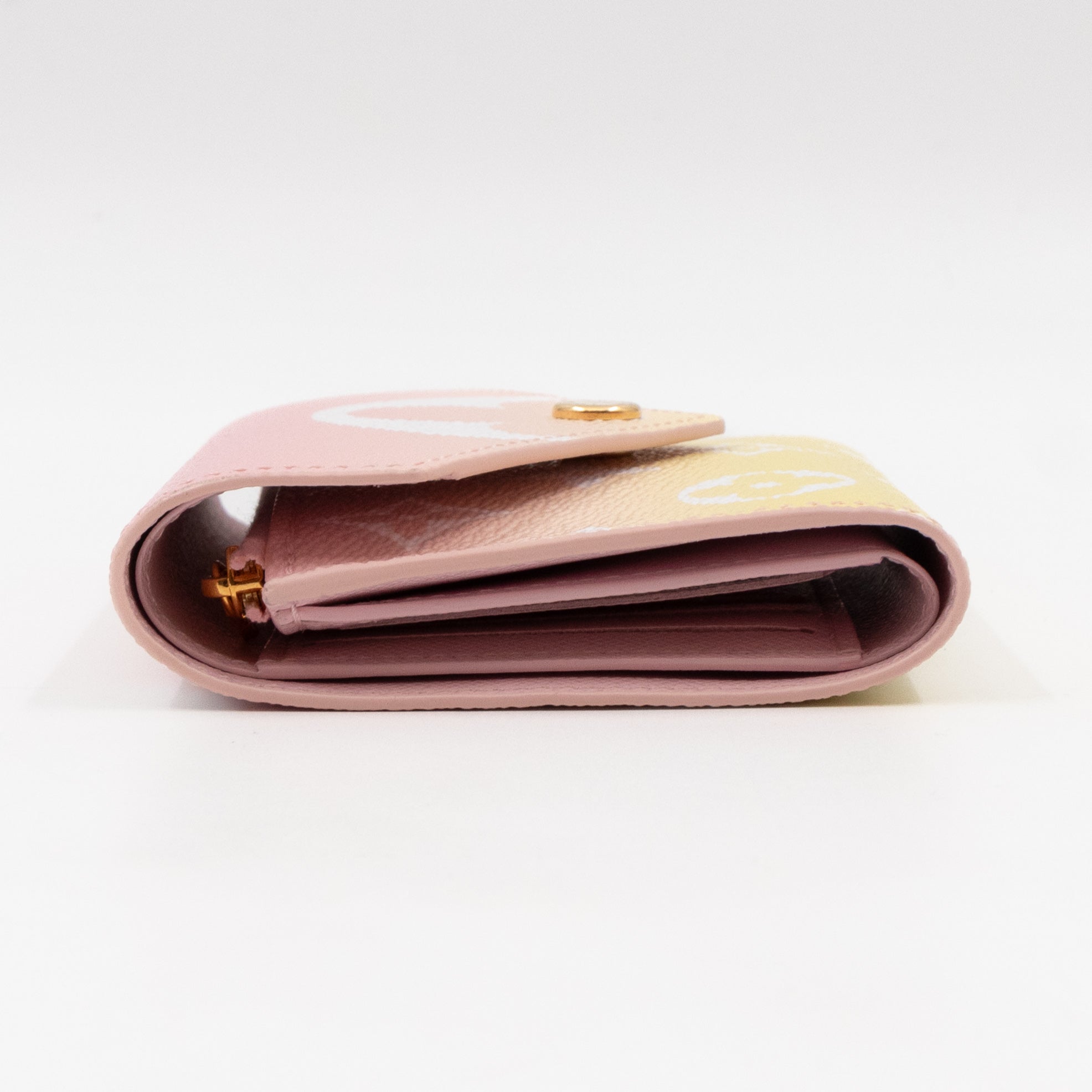 Victorine By The Pool Monogram Giant Pink Yellow