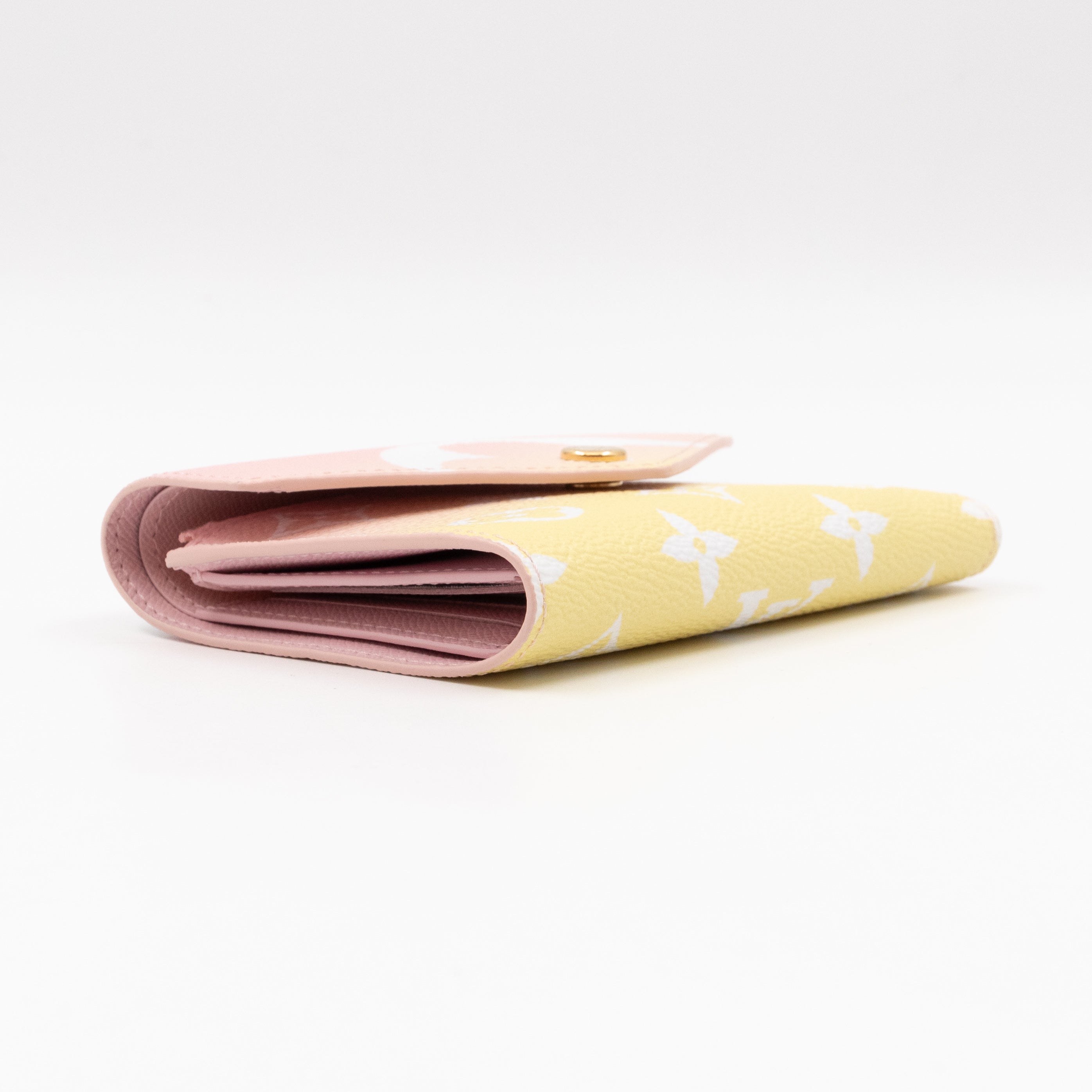 Victorine By The Pool Monogram Giant Pink Yellow