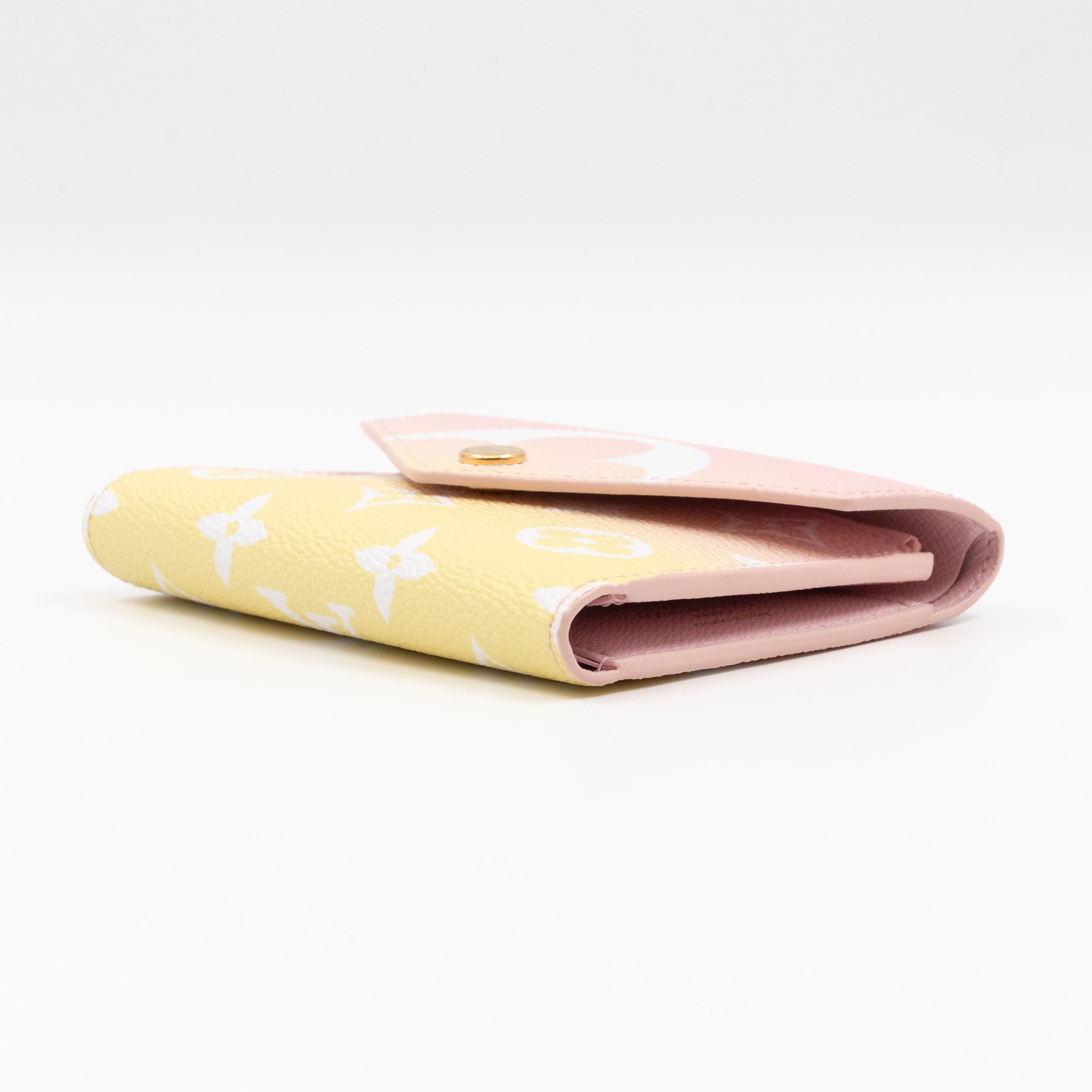 Victorine By The Pool Monogram Giant Pink Yellow