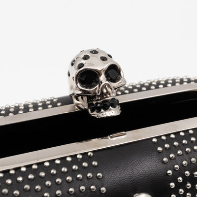 Skull Clutch Britannia Union Jack Studded Black Leather