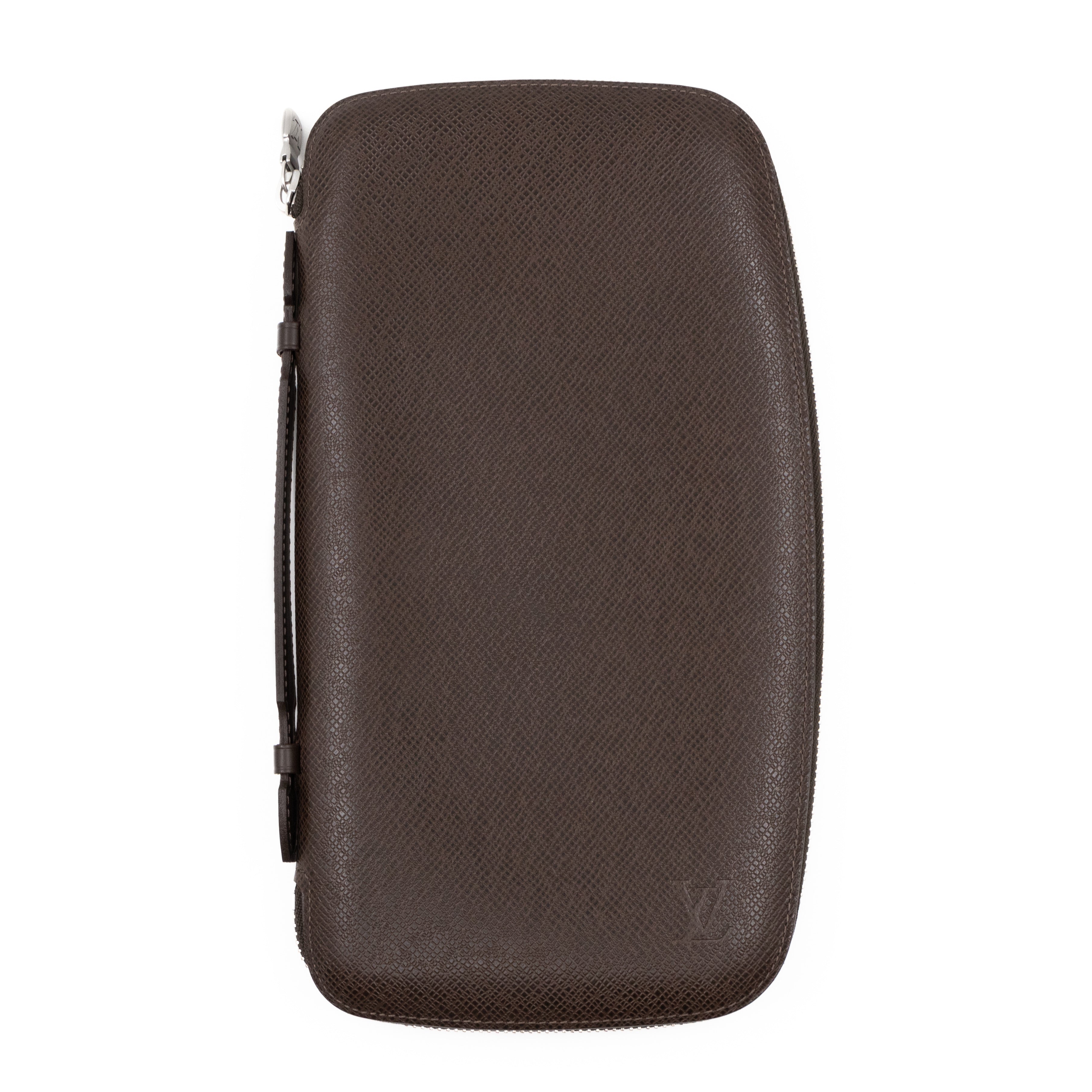 Atoll Travel Organizer Case Taiga Grizzli Brown Leather