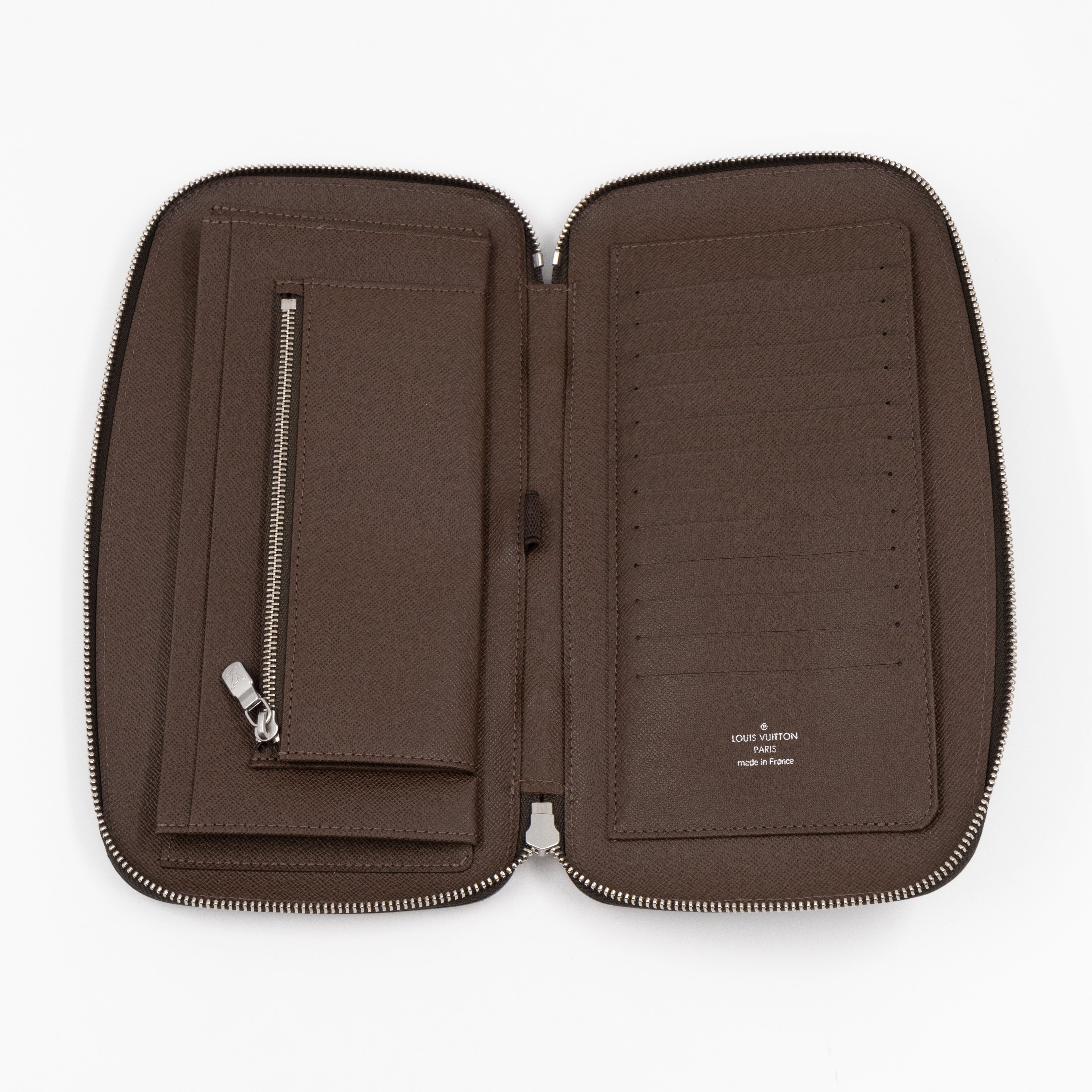 Atoll Travel Organizer Case Taiga Grizzli Brown Leather