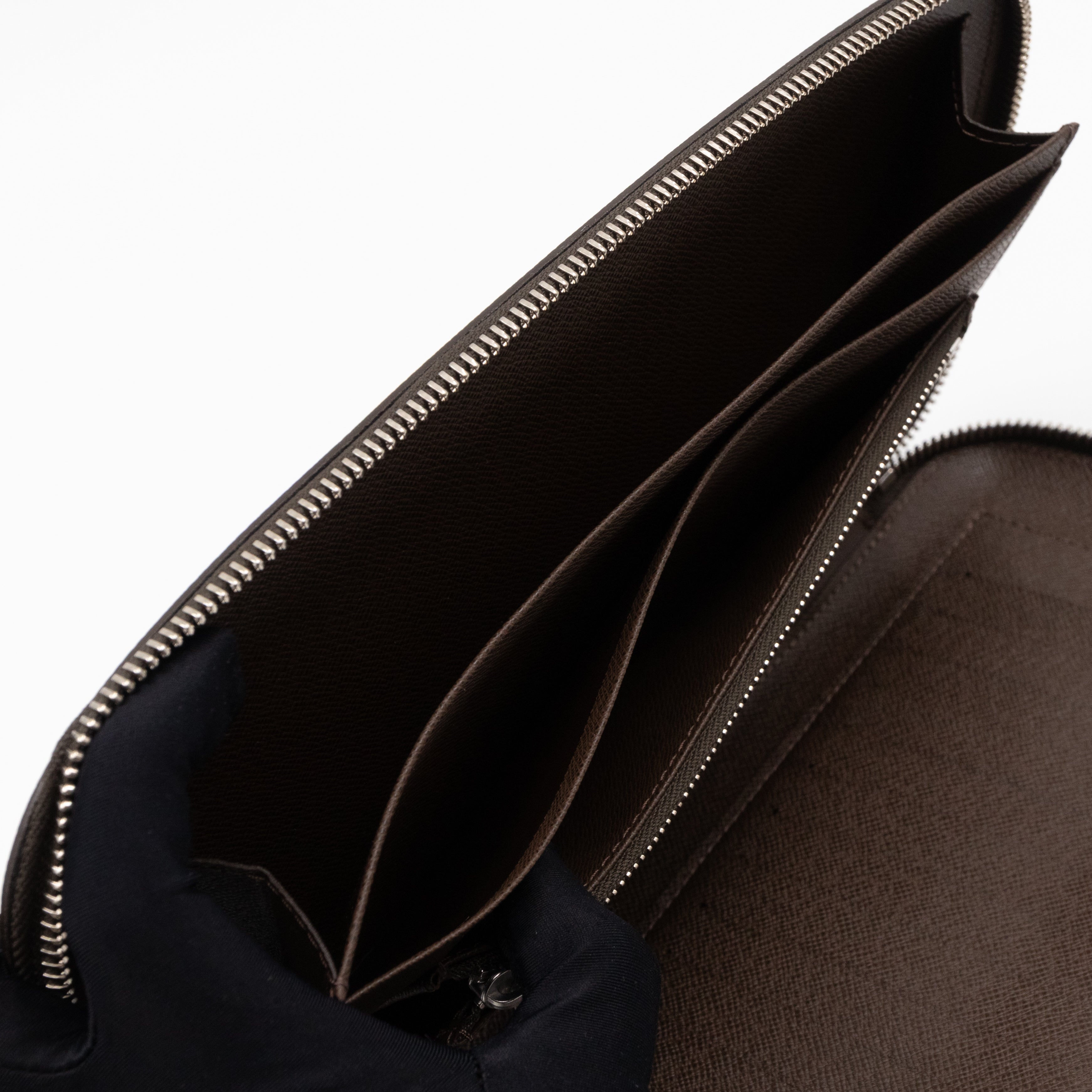 Atoll Travel Organizer Case Taiga Grizzli Brown Leather