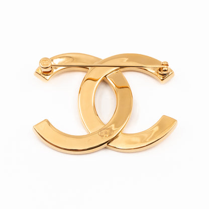 CC Brooch Letters Gold
