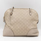 Bree Shoulder Bag White Guccissima Leather