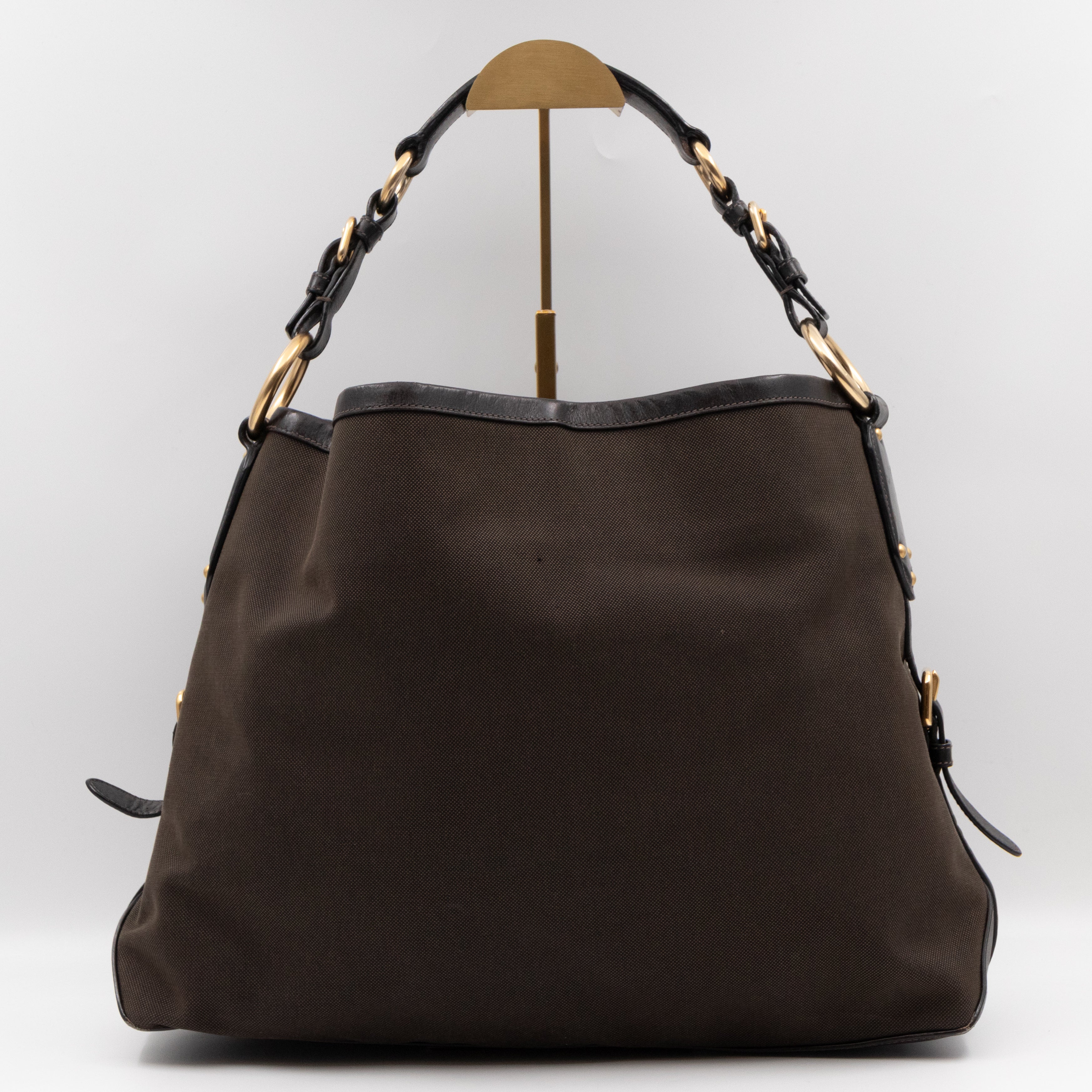 Canapa Hobo Brown Canvas