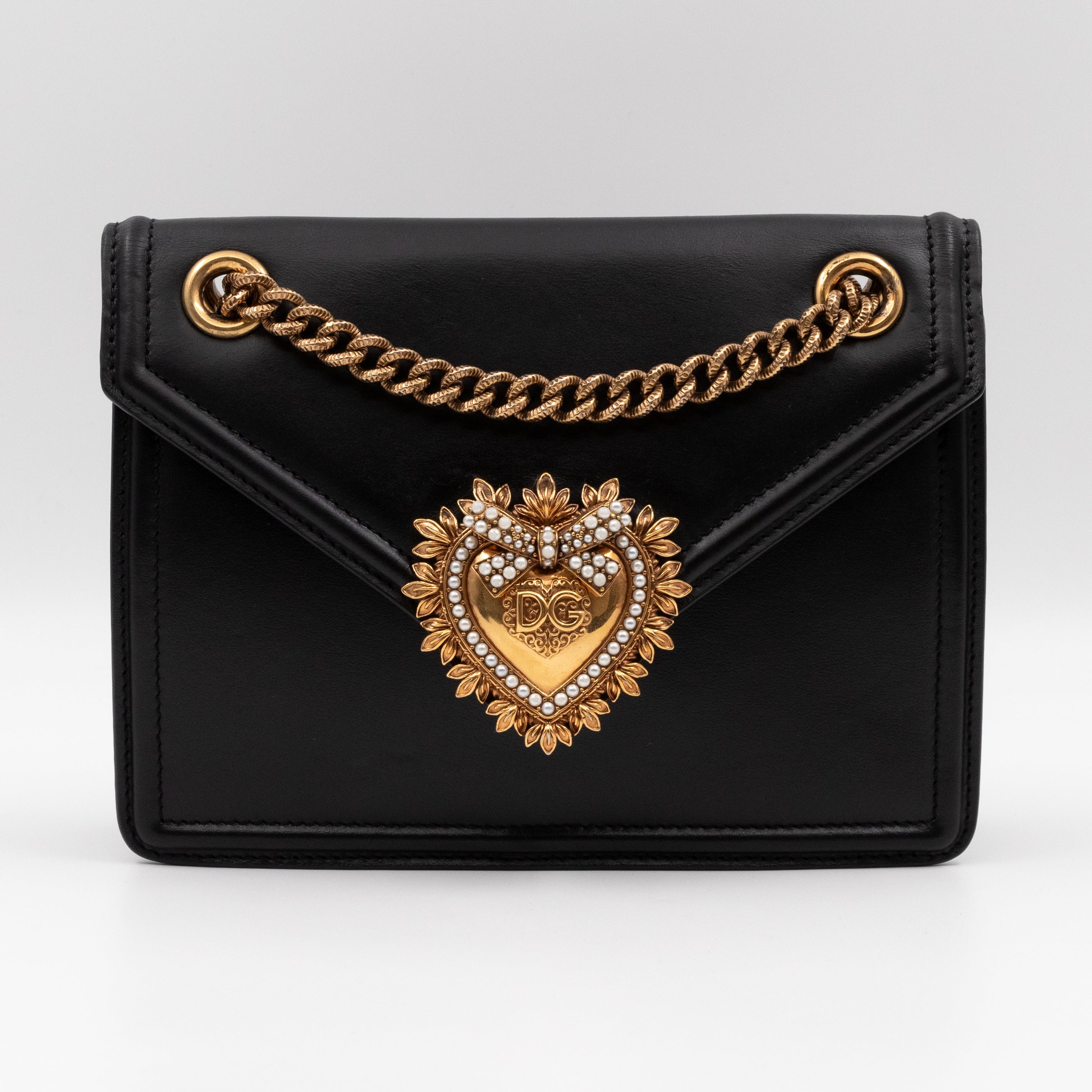 Devotion Black Calfskin Leather