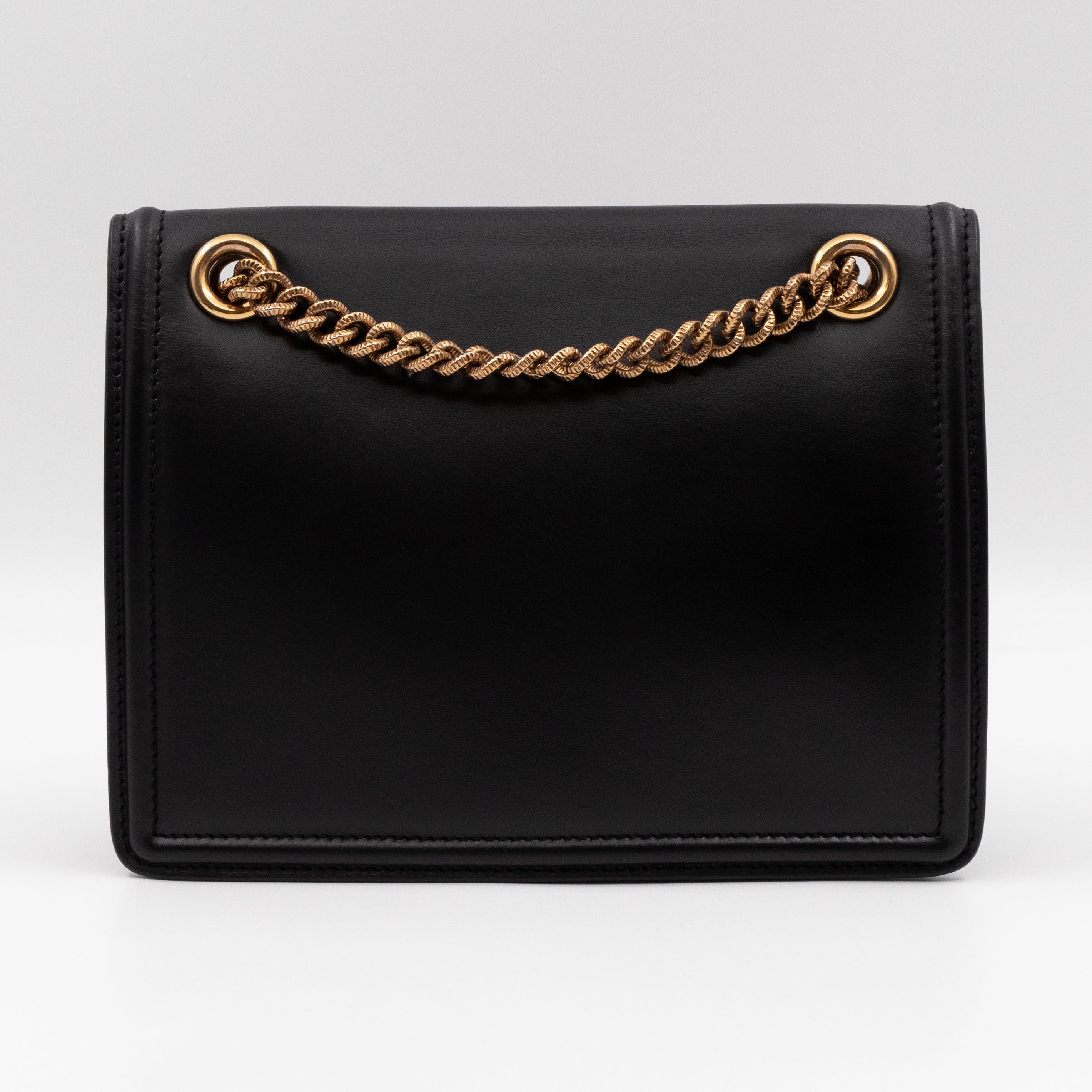 Devotion Black Calfskin Leather