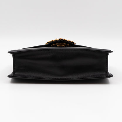 Devotion Black Calfskin Leather