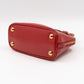 Promenade Mini Red Saffiano Vernice Leather