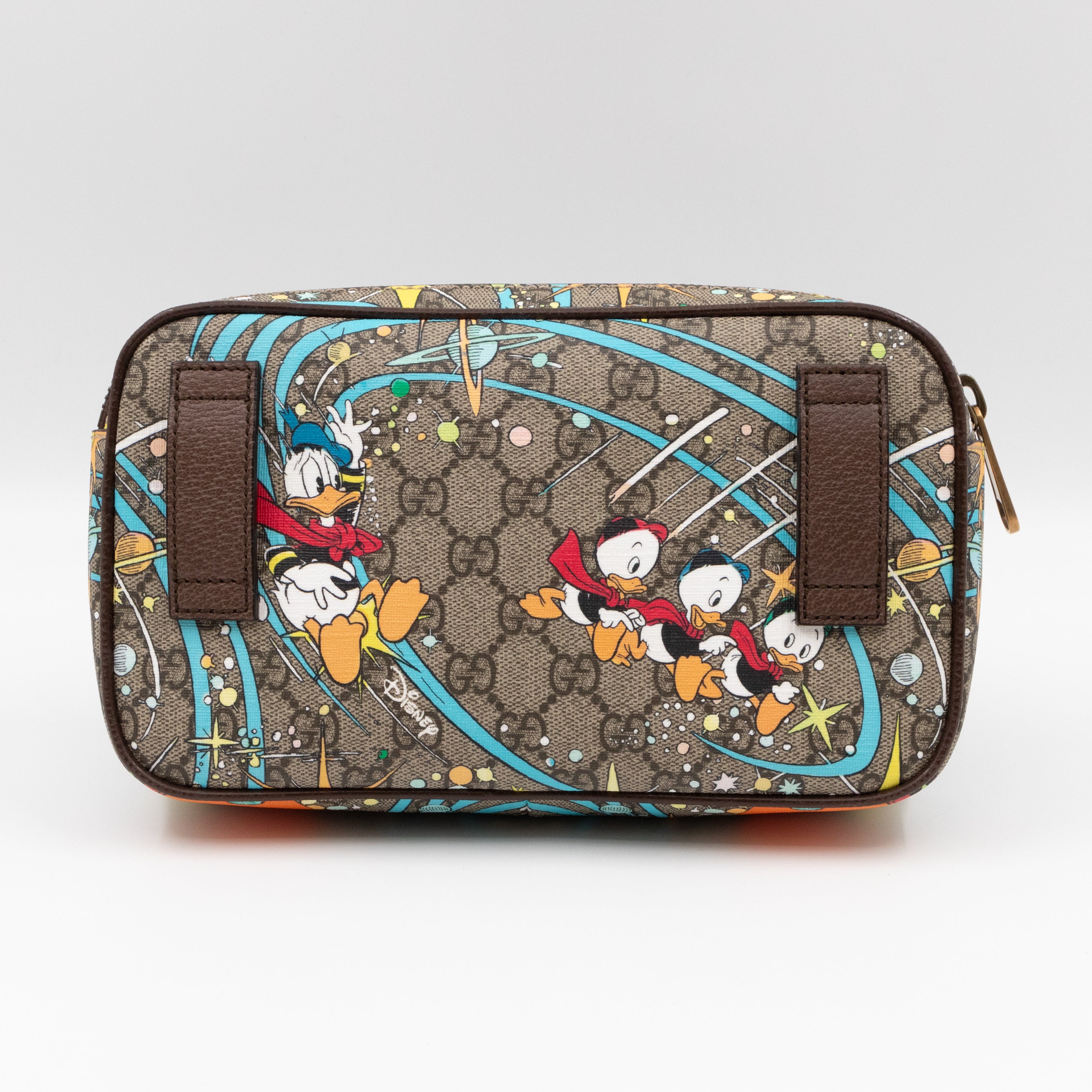 Mens Gucci brown x Disney Donald Duck Pouch | Harrods # {CountryCode}
