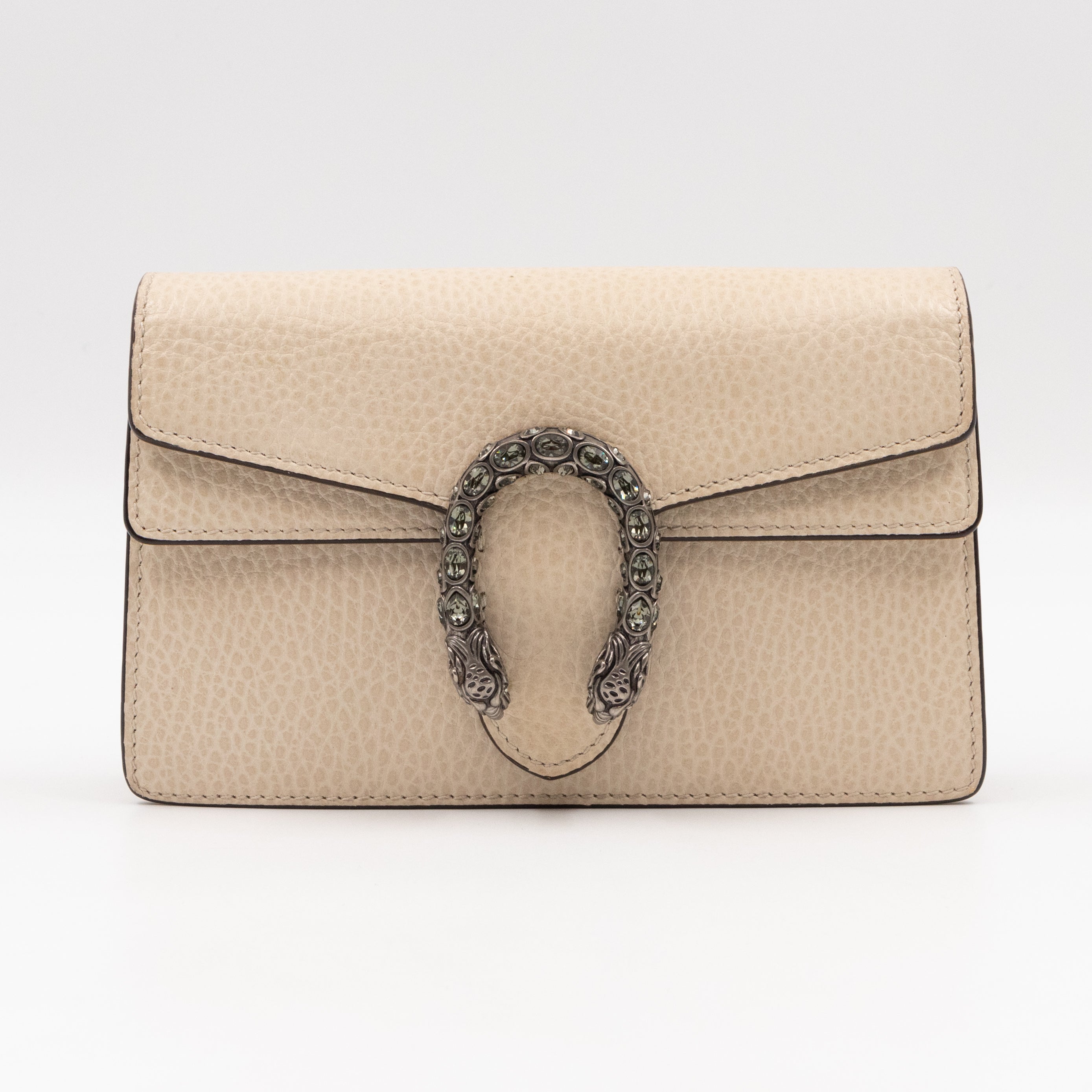 Dionysus Super Mini White Leather