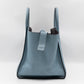 Phantom Medium Luggage Slate Blue Leather