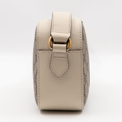 Ophidia Crossbody Bag GG Supreme White Leather