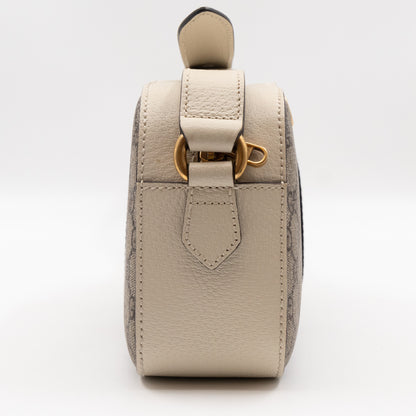 Ophidia Crossbody Bag GG Supreme White Leather