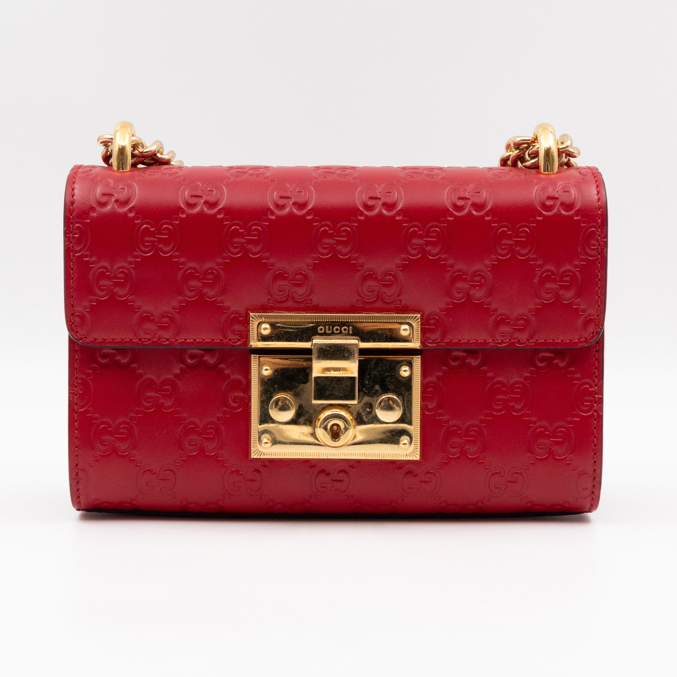 Gucci hot sale padlock red