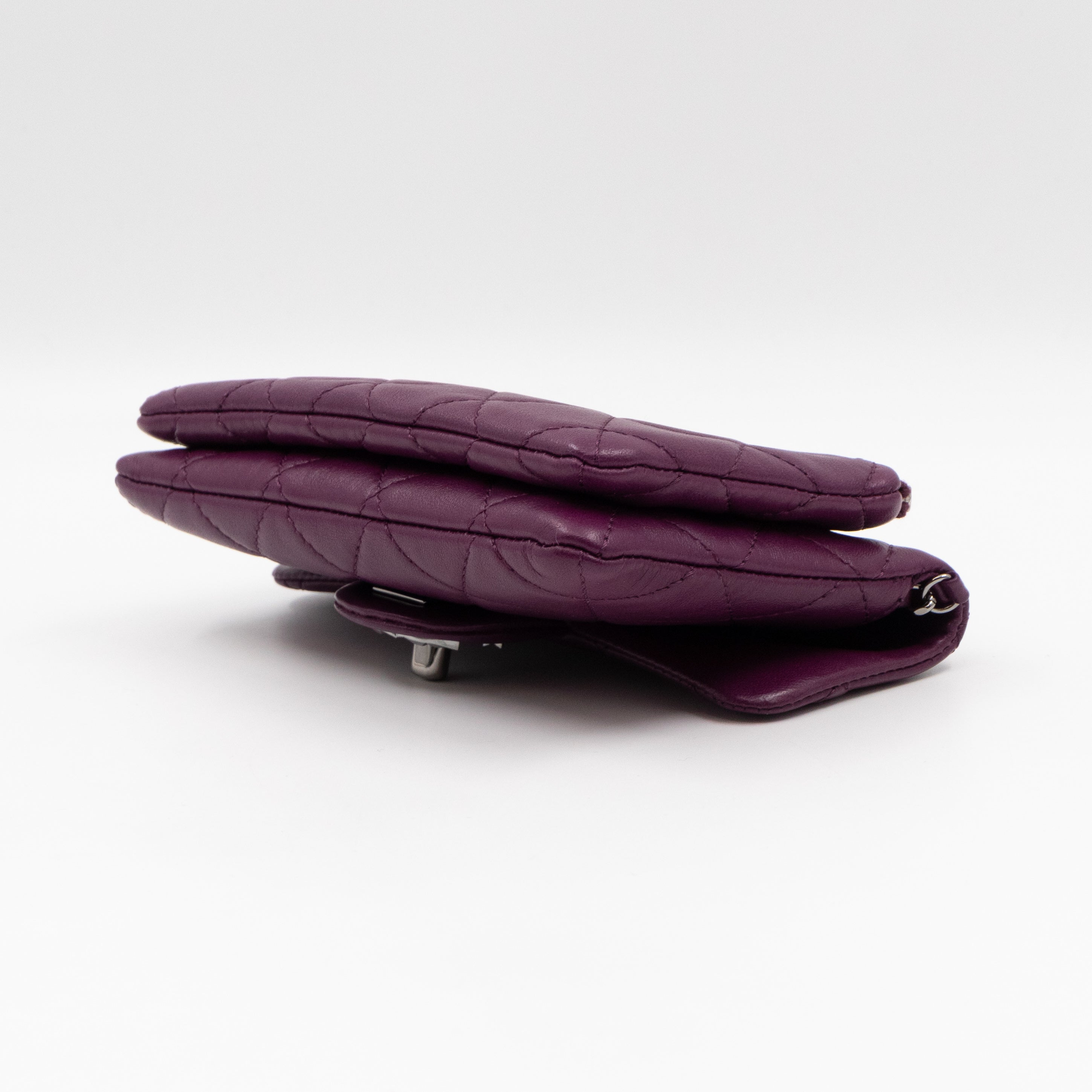 Mini Mineral Nights Flap Crossbody Bag Purple Leather