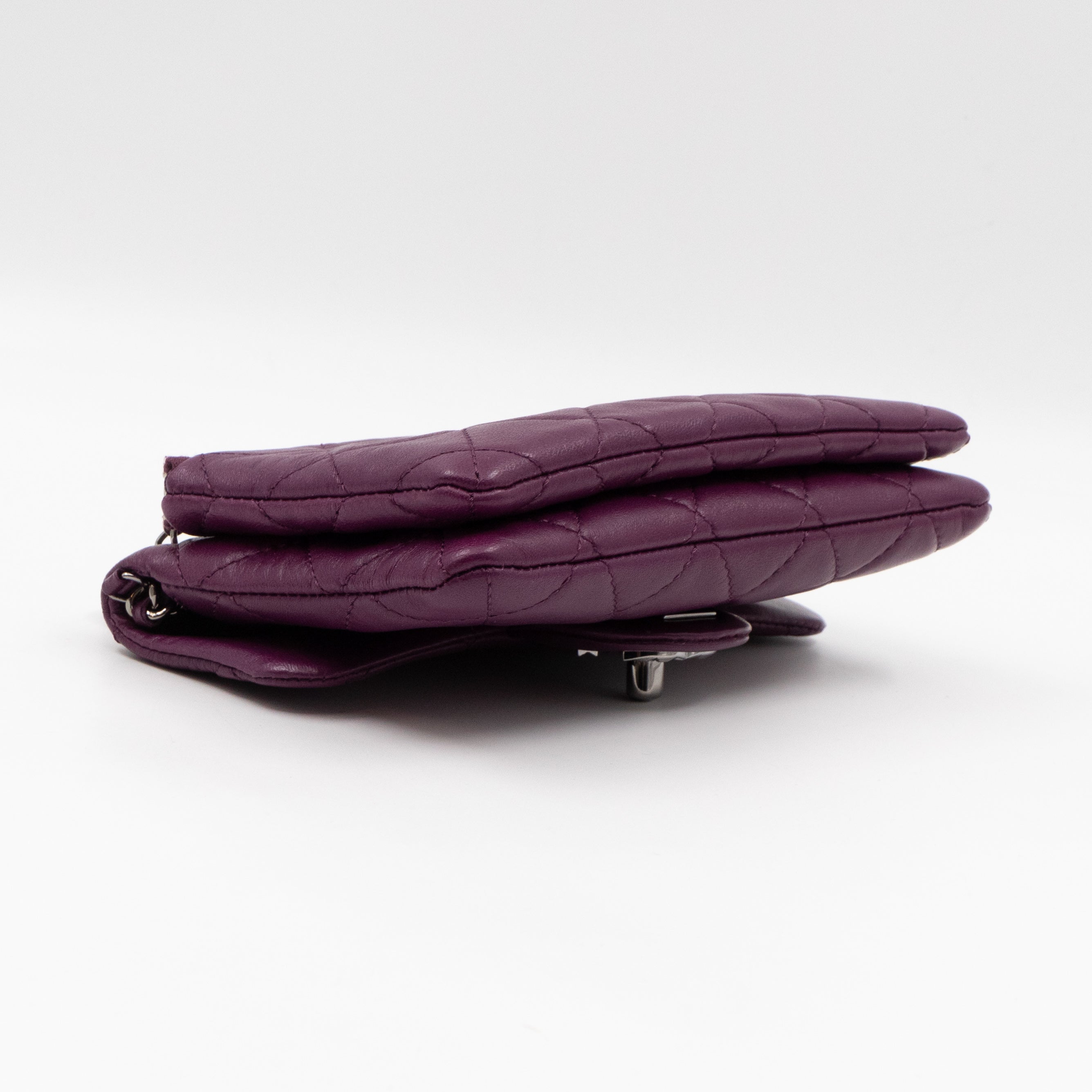 Mini Mineral Nights Flap Crossbody Bag Purple Leather