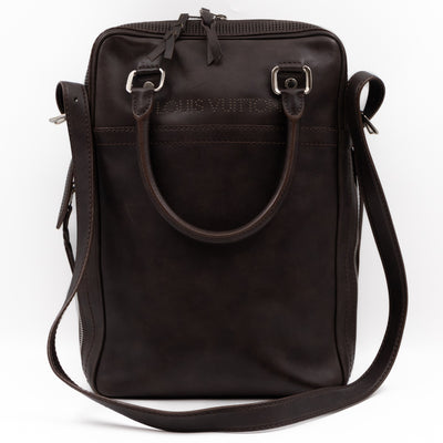 Bequia Porte Document Vertical Brown Leather