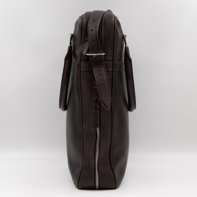 Bequia Porte Document Vertical Brown Leather