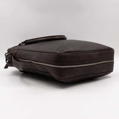 Bequia Porte Document Vertical Brown Leather