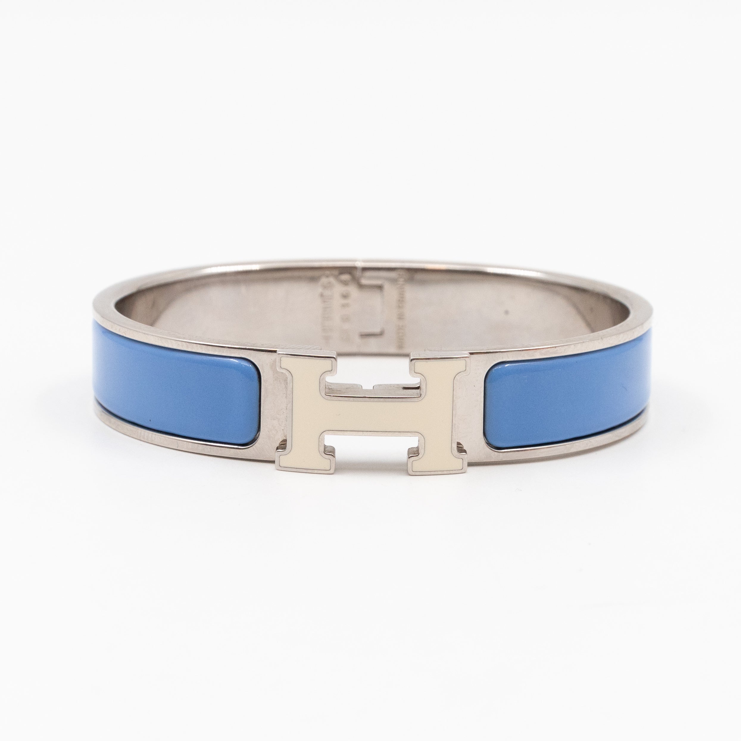 Clic H Bracelet PM  Blue White Silver