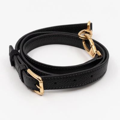 Sicily Large Black Dauphine Leather