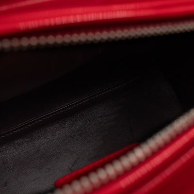 Lady Dior Medium Red Smooth Patent Leather